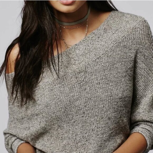Free People Off the Shoulder Sweater - Picture 1 of 5